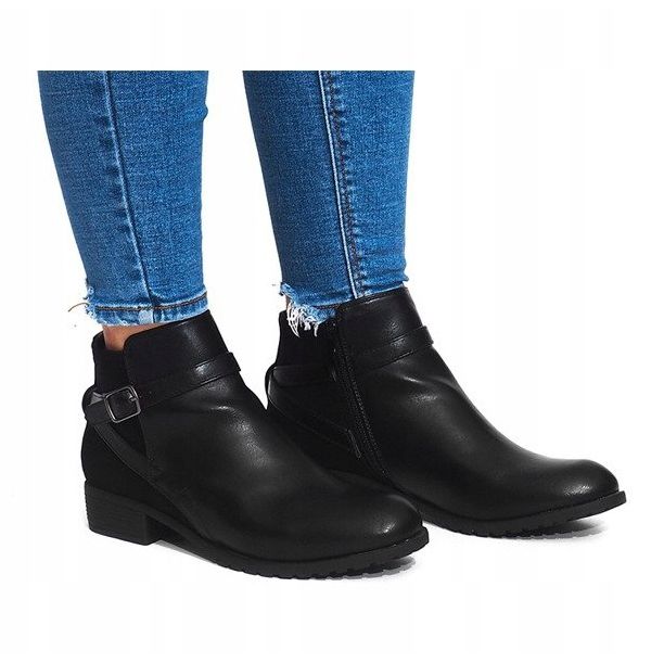 Decorated with LM-201 Black boots 1