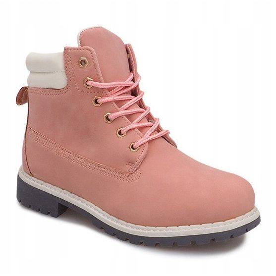 Warm Timber boots H88B Pink 2
