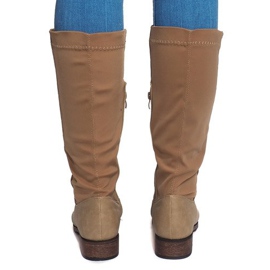 High Warm Boots BL2838 Khaki green 1