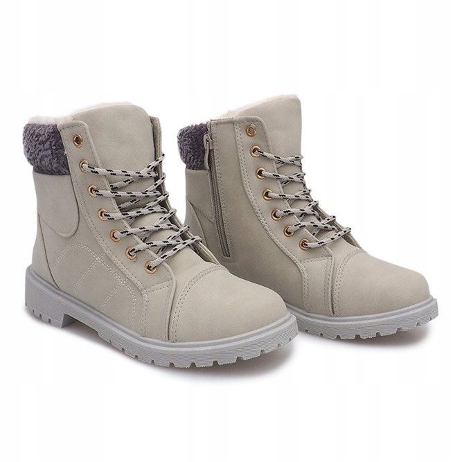 Insulated Timberki Trappers DD498-5 Beige 2