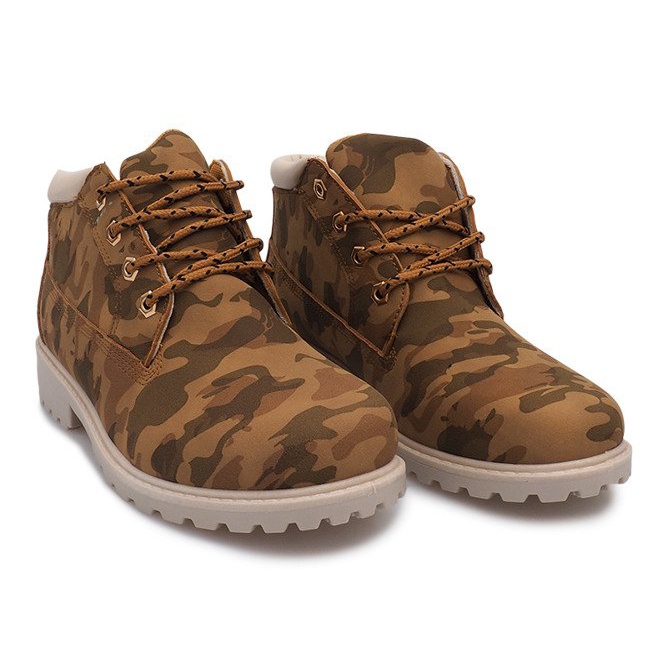 Timberki Trapery W-3056 Camel brown 1