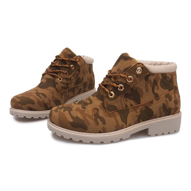 Timberki Trapery W-3056 Camel brown 2