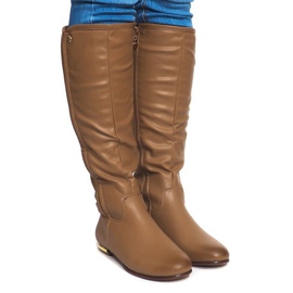 High Warm Boots TL12865-18 Khaki multicolored green 1