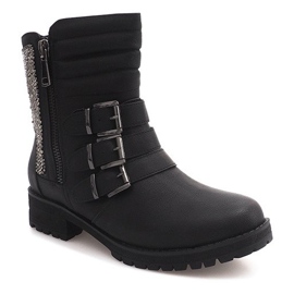 Insulated Boots With Buckle HQ42 Black 1