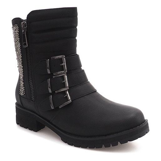 Insulated Boots With Buckle HQ42 Black 1
