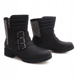 Insulated Boots With Buckle HQ42 Black 2