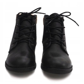 Warm Boots Jodhpur boots Fur PD-15 Black 2