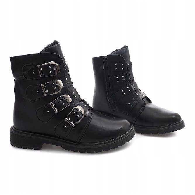 Warm Extravagant Boots TL0132-1 Black 2