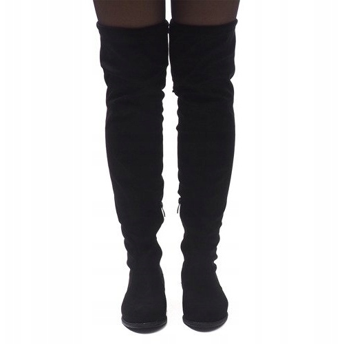 Suede boots 30701 Black 2 Suede boots 30701 Black 2