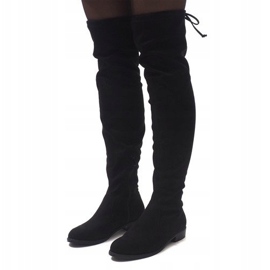 Suede boots 30701 Black 1