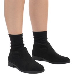 Suede Booties Jodhpur XQ99 Black 2