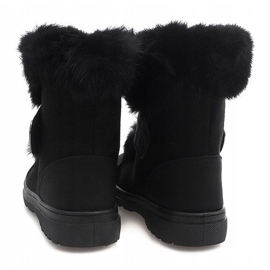 Warm Timberki Bows DD492-1 Black 1