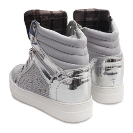 Warm Sneakers Y-25 Silver grey 1