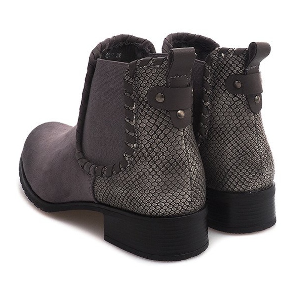 Warm boots C307 Gray grey 1