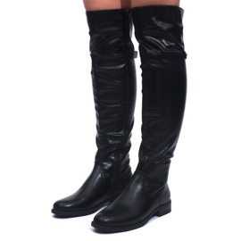 Elegant Boots A-8NR2 Black 1