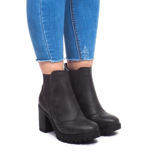 Warm boots 35-611 Gray grey 1