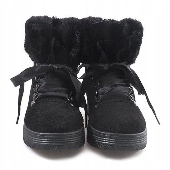 Boots With Fur 8898 Black 1