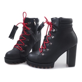 Tied Booties Workers 9101-1 Black 1