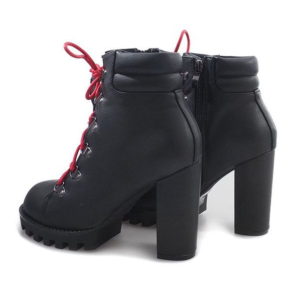 Tied Booties Workers 9101-1 Black 2