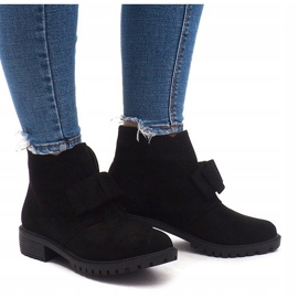 Suede Boots AT-0625 Black 1