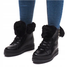 Warm Sneakers SJ665-1 Black 2