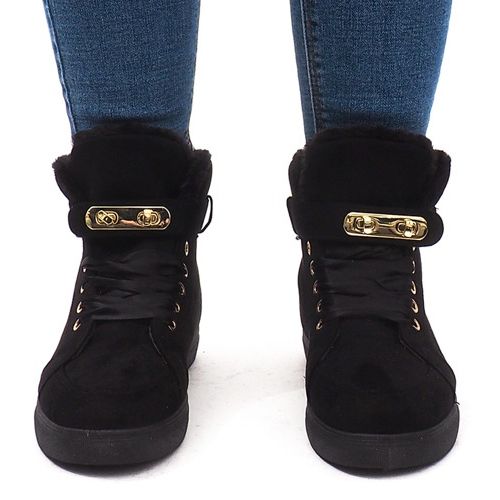 BM Warm Sneakers BOK-1122 Black 2 BM Warm Sneakers BOK-1122 Black 2