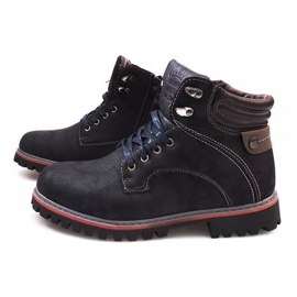 Warm boots A177-17 Navy blue 1