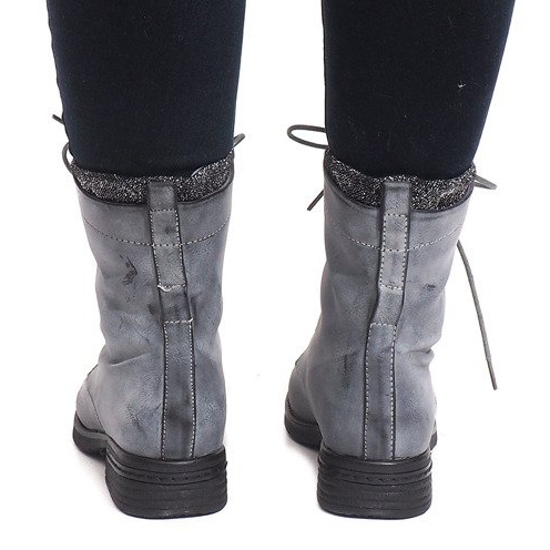 Warm boots 226-PA Gray grey 1