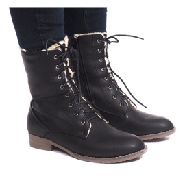 Warm boots W159 Black 1