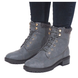 Warm boots B9817-KB Gray grey 1