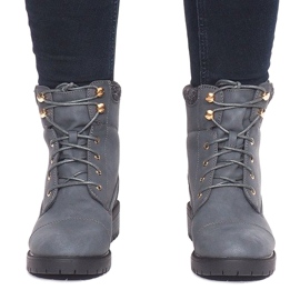 Warm boots B9817-KB Gray grey 2