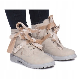 Warm Extravagant Boots TL0129-4 Beige 2
