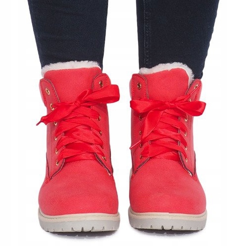 Insulated Timberki Trappers TL0127-4 Red 1