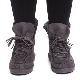 Well-insulated Boots R148 Gray grey 1