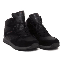 Warm snow boots H1738B Black 1