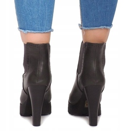 Open boots on a post B2901-PB Gray grey 2