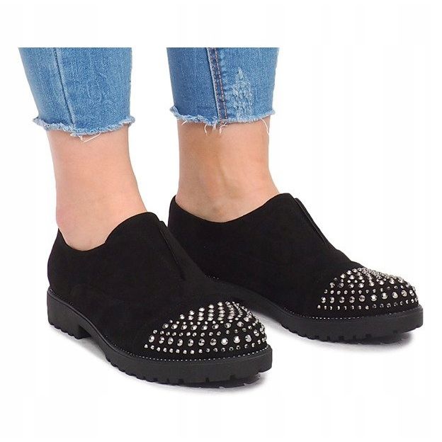 Fashionable Shoes With Studs 22-2 Black 2
