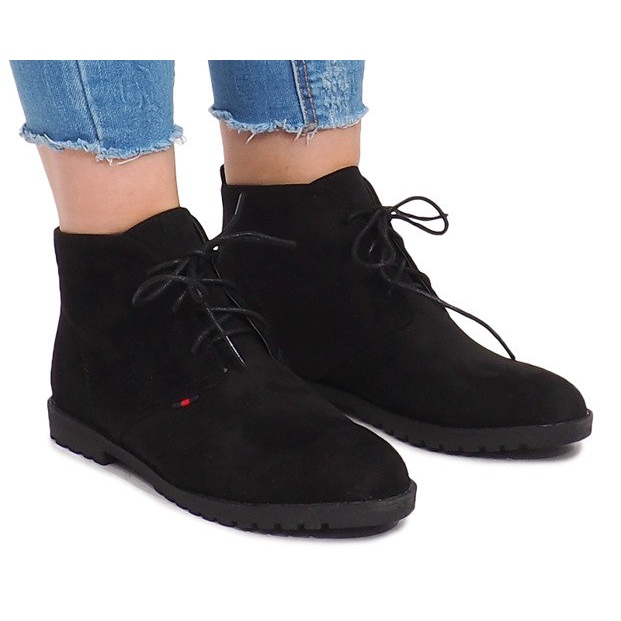 Lace-up boots JS7993 Black 1