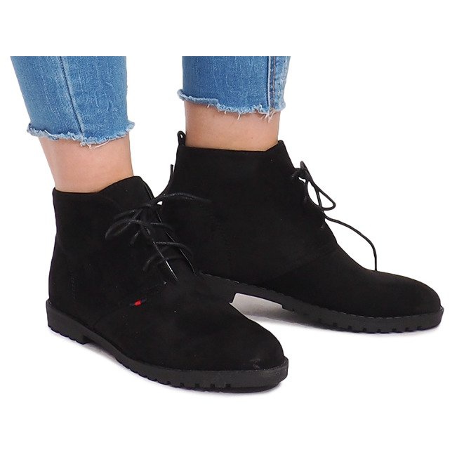 Lace-up boots JS7993 Black 2