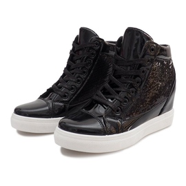 Wedge Sneakers A-17 Black 1