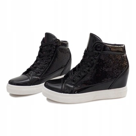 Wedge Sneakers A-17 Black 2
