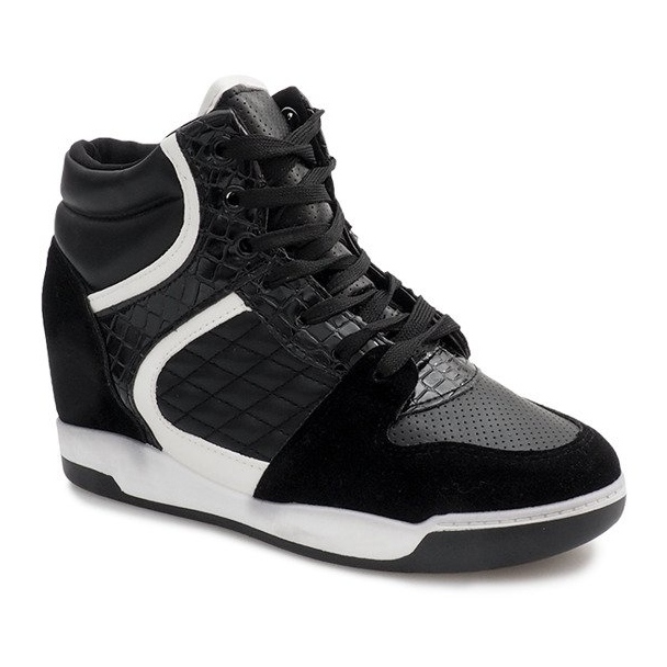 Wedge Sneakers R-78 Black 1