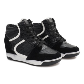 Wedge Sneakers R-78 Black 2