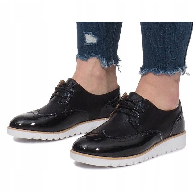 Delphine Black Jazz Shoes 1