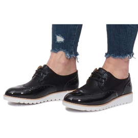 Delphine Black Jazz Shoes 2