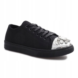 Black Diamond Decorated Sneakers 1 Black Diamond Decorated Sneakers 1