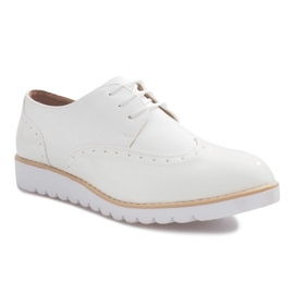 Delphine White Jazz Shoes 1