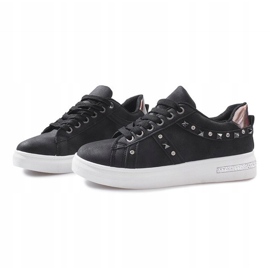 Black sneakers with Lucette studs 1