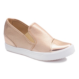 Wedge Sneakers TL018-8 Gold pink yellow 1