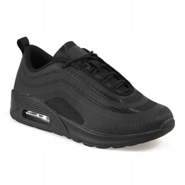Black sports shoes V0270-1 1